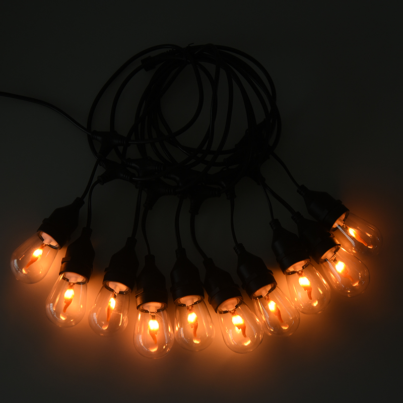 S14 Pendel Typ E27 Spiral Varmvit String Lights 3,5V Lågspänning Säkerhetsmodell