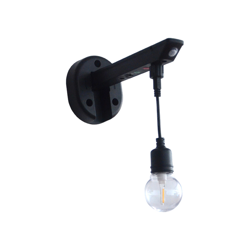 G45 solcellsvägglampa med slät yta